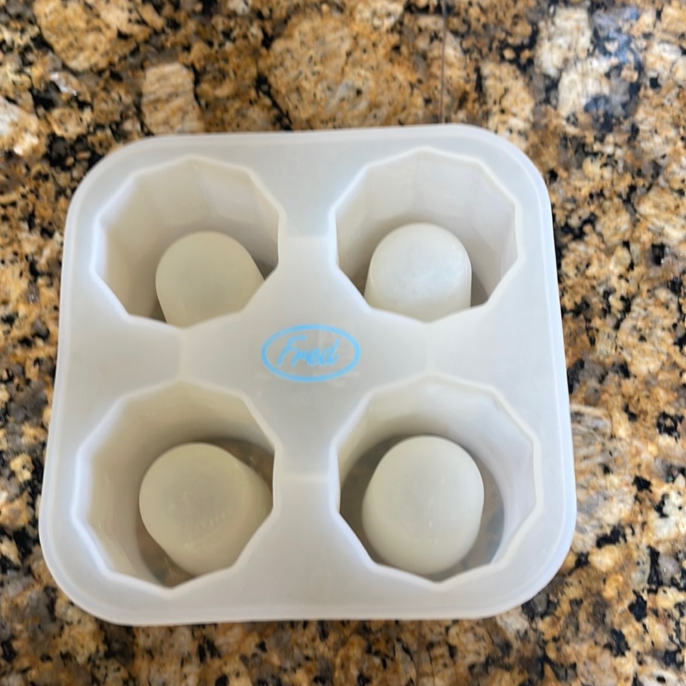 Ice tray shot glasses